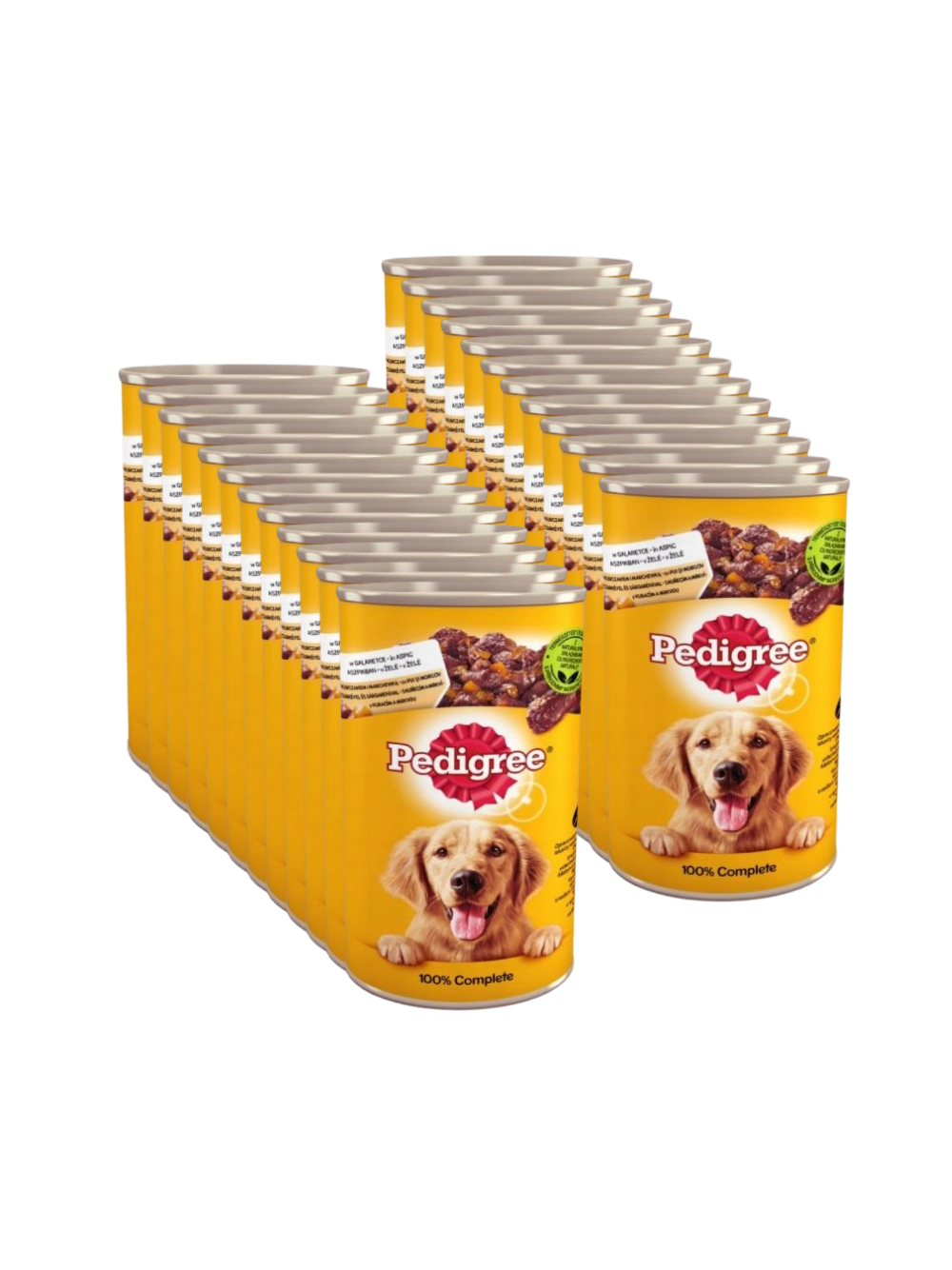 PEDIGREE Adult puszka 24x1200g - mokra karma pełnoporcjowa dla dorosłych psów, z kurczakiem w galaretce