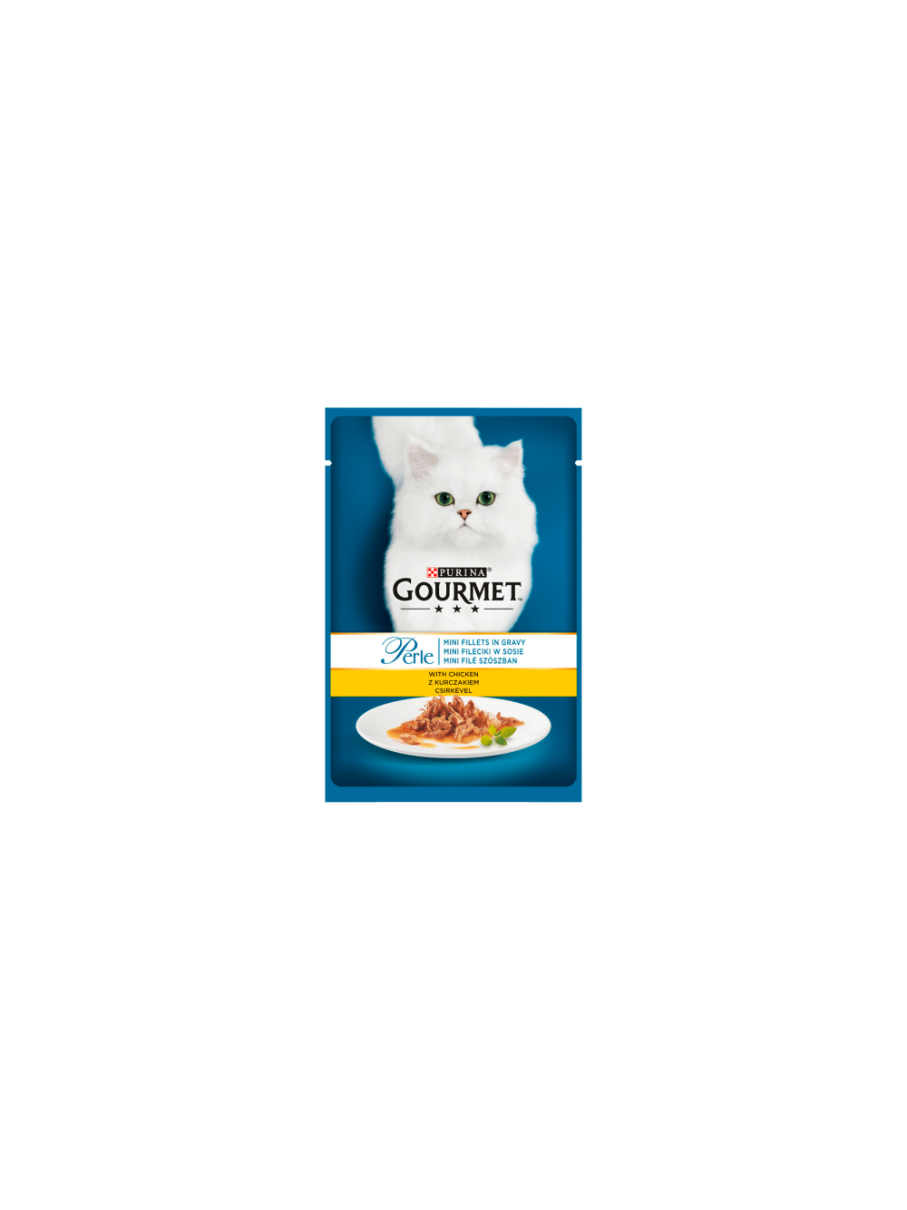 Purina Gourmet Perle Karma dla kotów mini fileciki w sosie z kurczakiem 26x85g