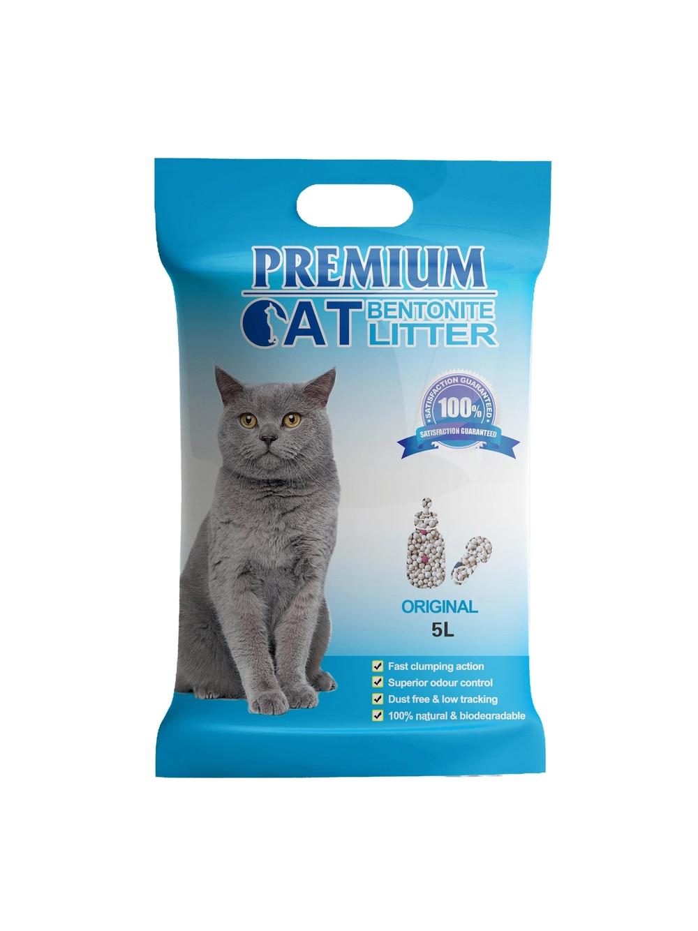 Premium Cat Żwirek Bentonitowy Zbrylający - Mix 2x5L