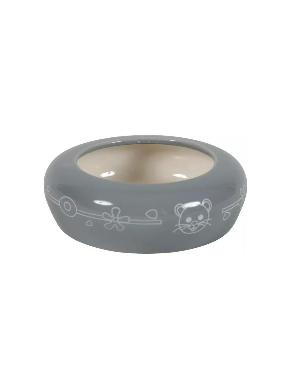 ZOLUX Miska ceramiczna dla gryzonia 100 ml kol beżowy/szary
