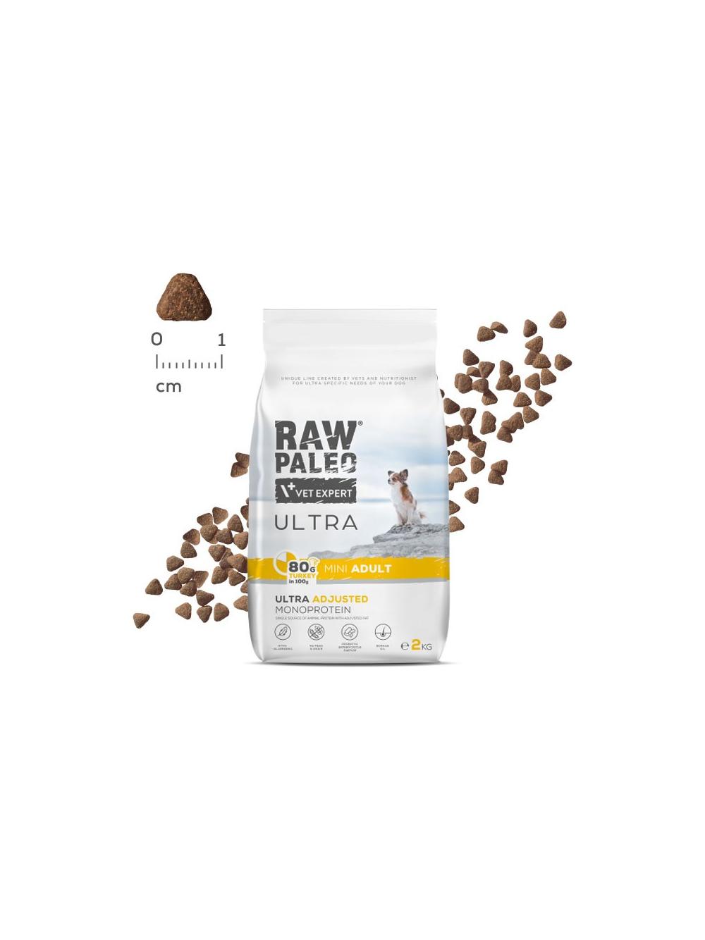 Vetexpert Raw Paleo Ultra Turkey Adult Mini 2kg