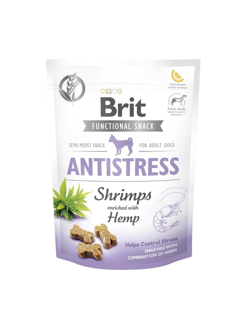 BRIT CARE DOG FUNCTIONAL SNACK SHRIMP ANTISTRESS 150g