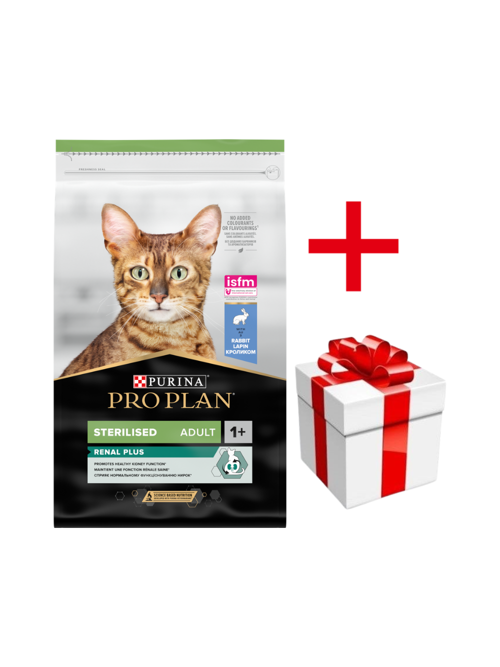 PRO PLAN Sterilised Renal Karma dla kotów bogata w królika 10 kg+ niespodzianka dla kota GRATIS!
