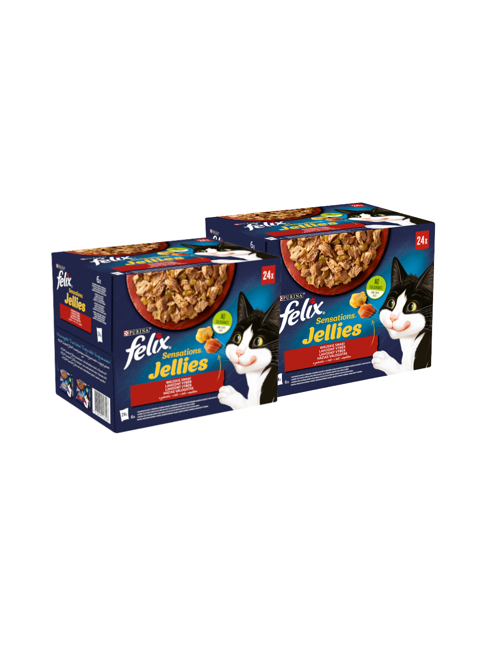 FELIX Sensations Wiejskie Smaki w galaretce: 48x85g