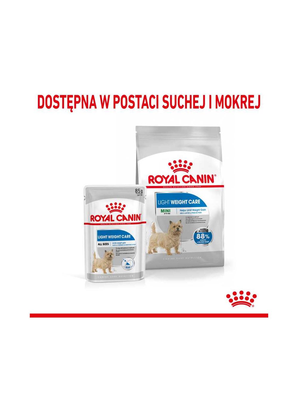 ROYAL CANIN CCN Mini Light Weight Care 3kg karma sucha dla psów dorosłych, ras małych z tendencją do nadwagi