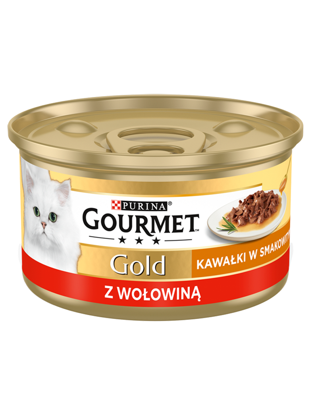 Purina Gourmet Gold Sauce Delight z wołowiną 12x85g