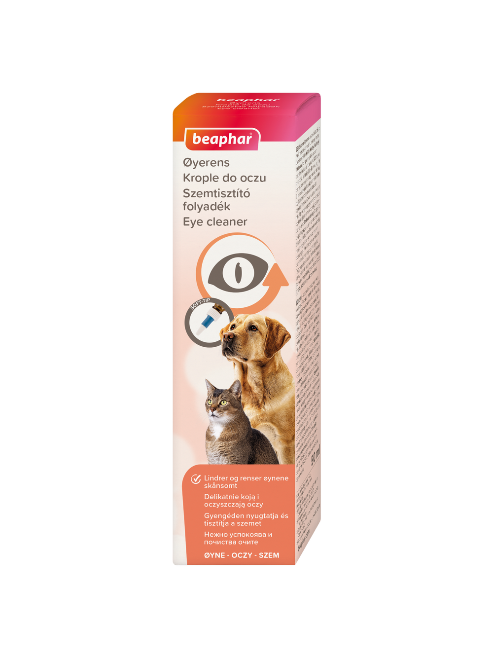 Beaphar OFTAL 50ML - krople do pielęgnacji oczu dla psów i kotów