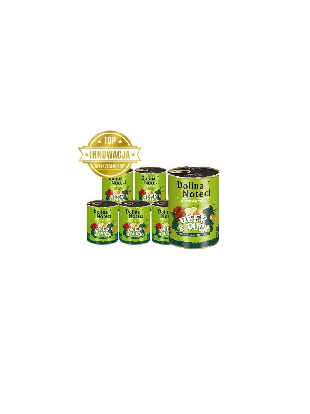 DOLINA NOTECI PREMIUM SUPERFOOD jeleń i kaczka 6x400g