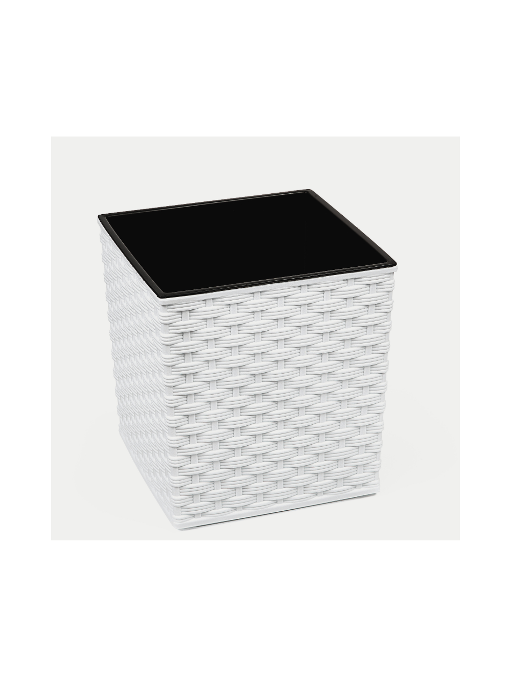 Donica JUKA 250x250 rattan - biały