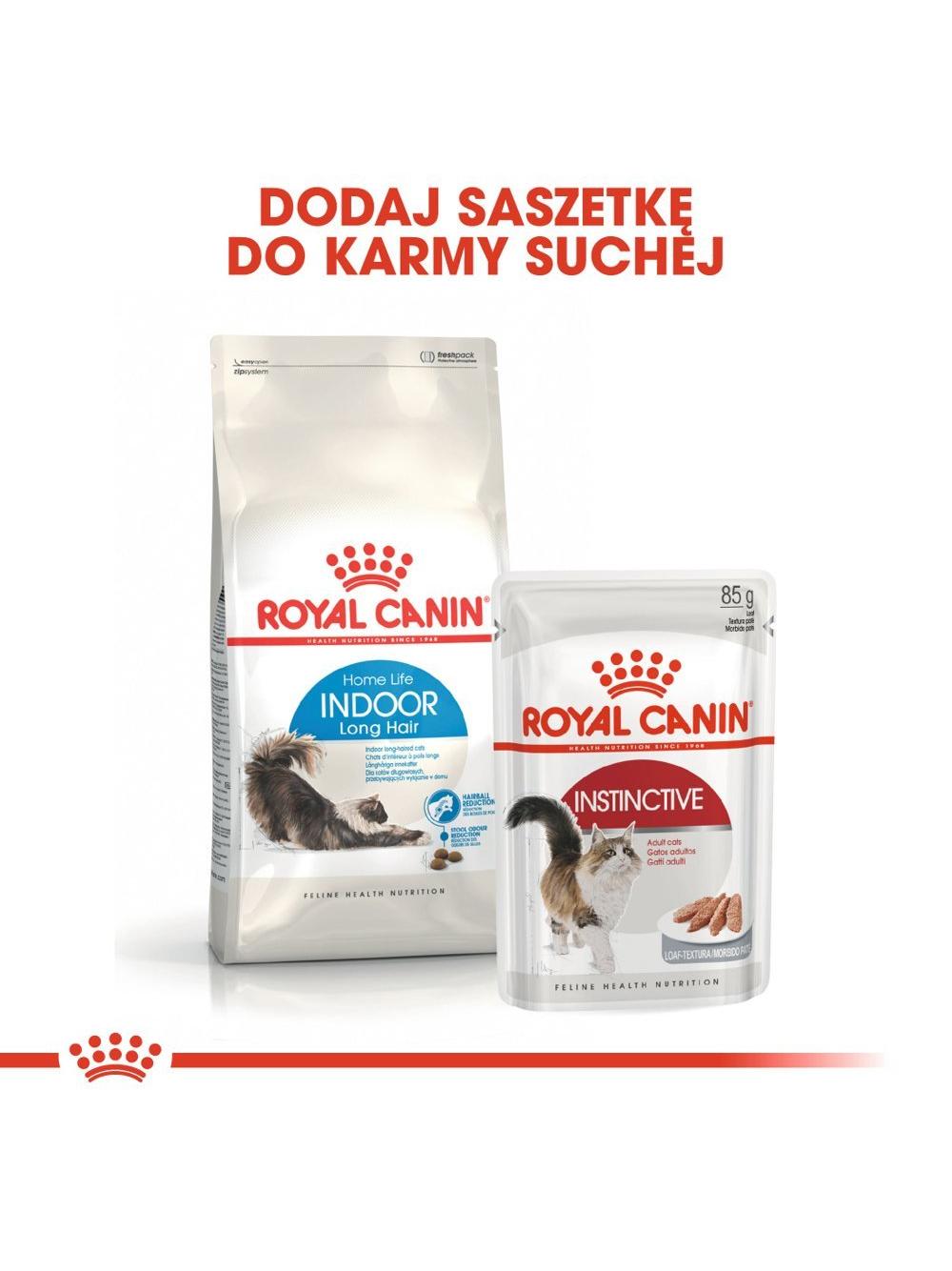 ROYAL CANIN  Indoor Long Hair 10kg karma sucha dla kotów dorosłych, długowłose, przebywających wyłącznie w domu  + niespodzianka dla kota GRATIS!