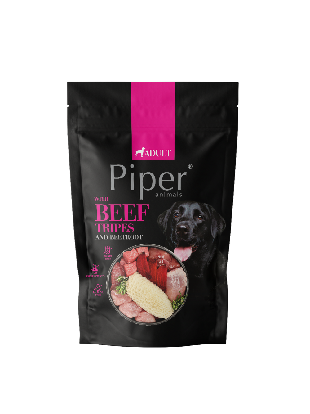 DOLINA NOTECI Piper dla psa z żołądkami wołowymi i burakiem 10x500g
