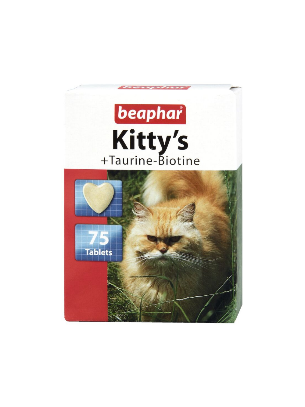 Beaphar KITTY'S + TAURINE-BIOTINE 75TAB - tabletki witaminowe dla kotów