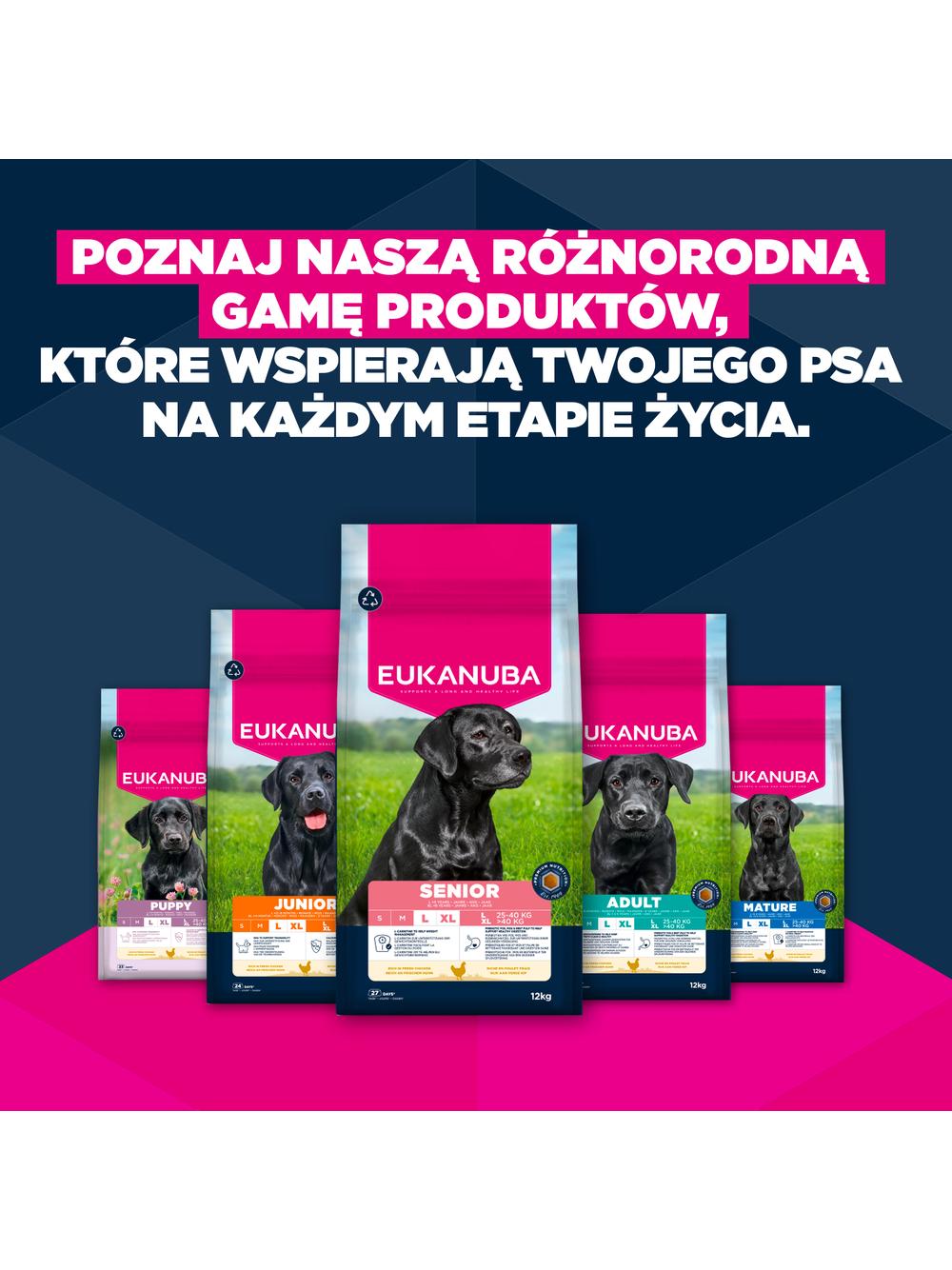 EUKANUBA Mature&Senior Small & Medium Breeds Lamb & Rice 12kg