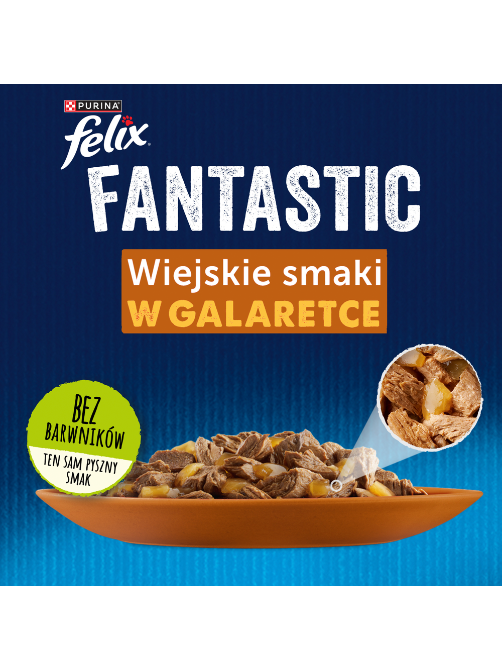 FELIX Wiejskie Smaki w galaretce z królikiem i jagnięciną 12x(4x85g)