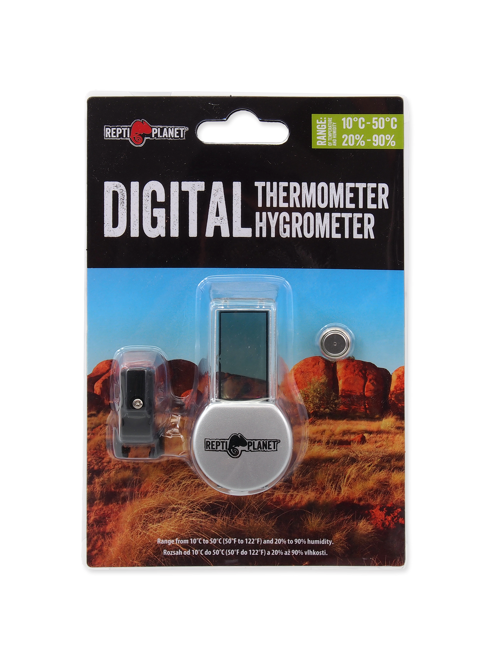 REPTI PLANET termometr/higrometr LCD