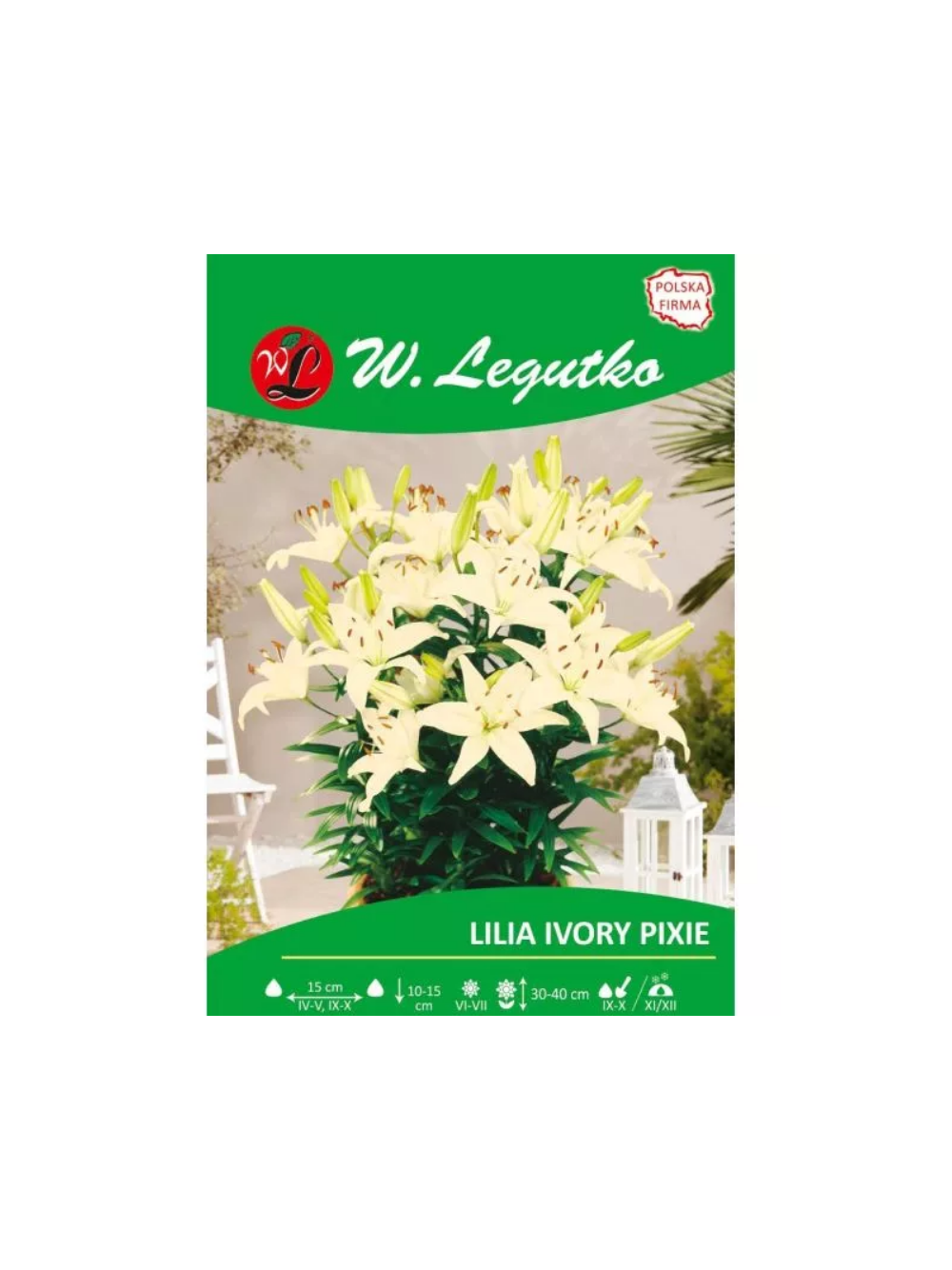 Lilia Ivory Pixie kremowa 1szt.