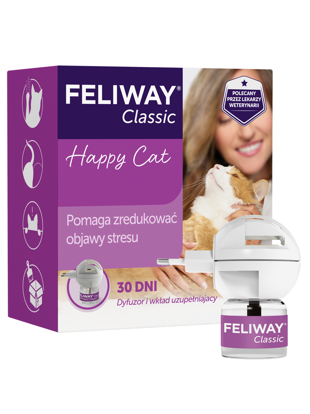 CEVA Feliway dyfuzor i flakonik 48 ml z feromonem F3