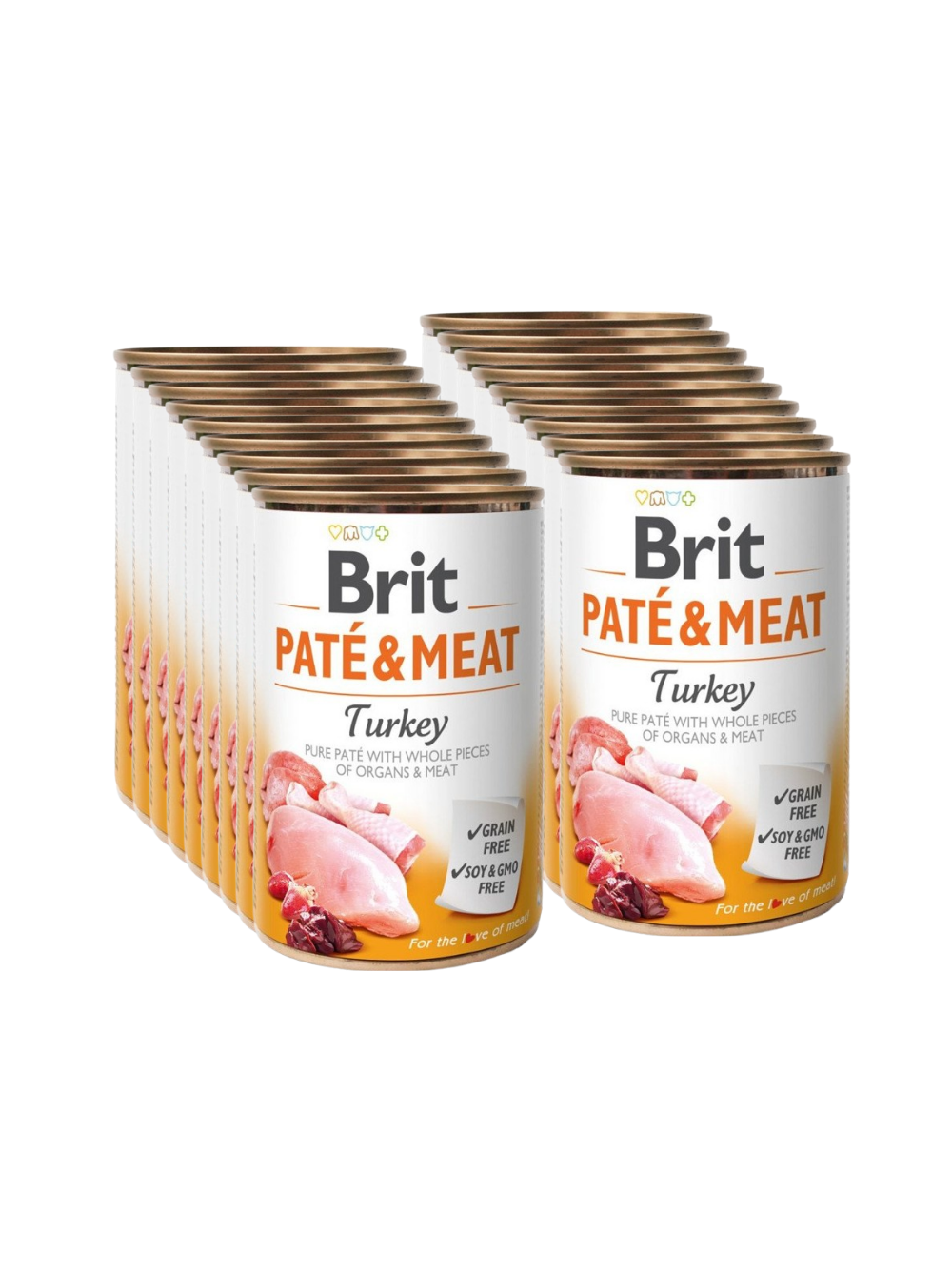 BRIT PATE & MEAT TURKEY 18x400g