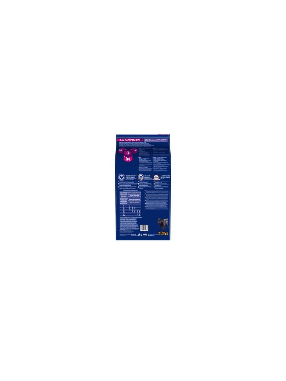 Eukanuba puppy&junior large breed 15kg +  niespodzianka dla psa GRATIS!