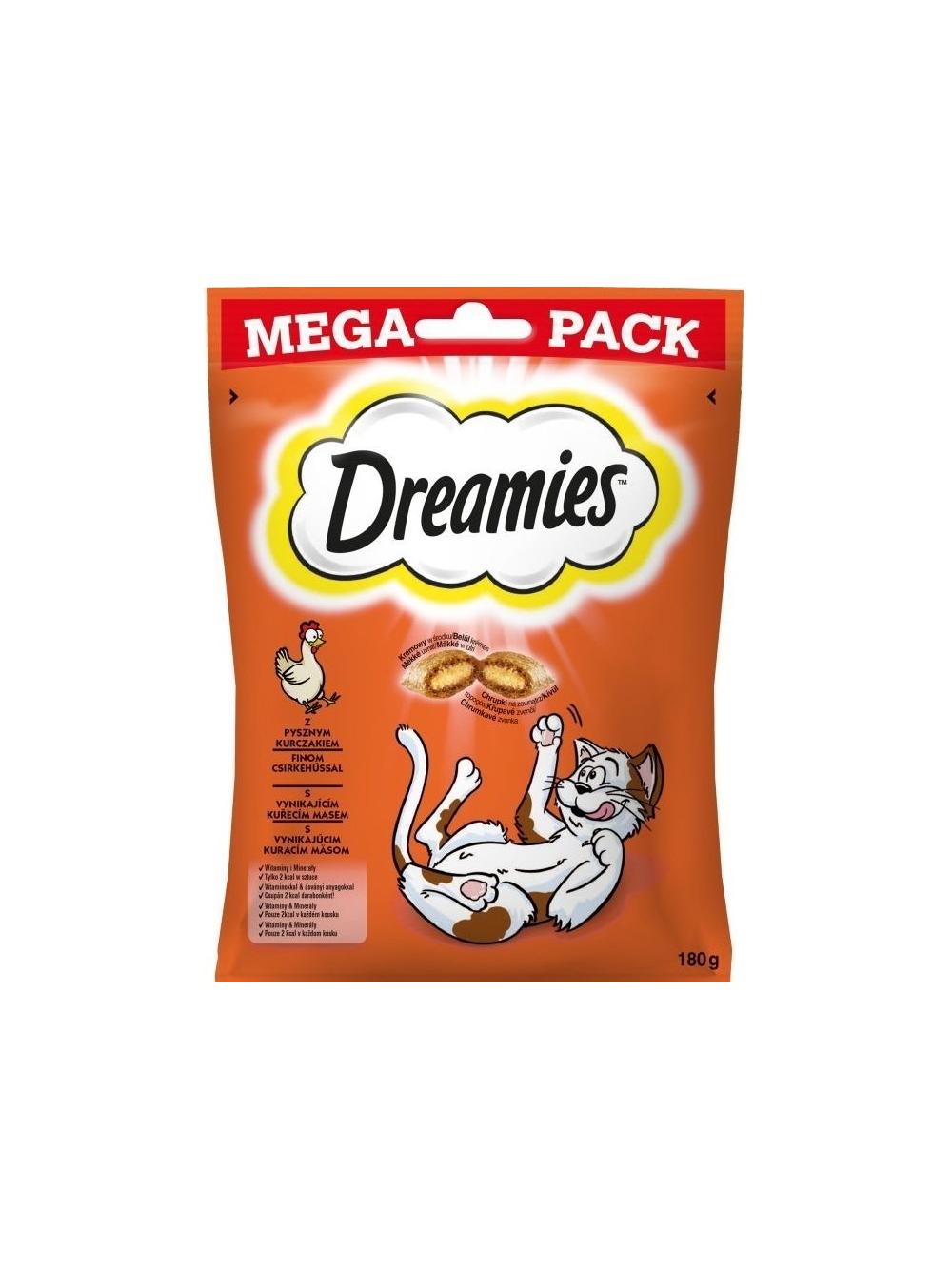 DREAMIES Mega Pack 4x180g - przysmak dla kota z pysznym kurczakiem