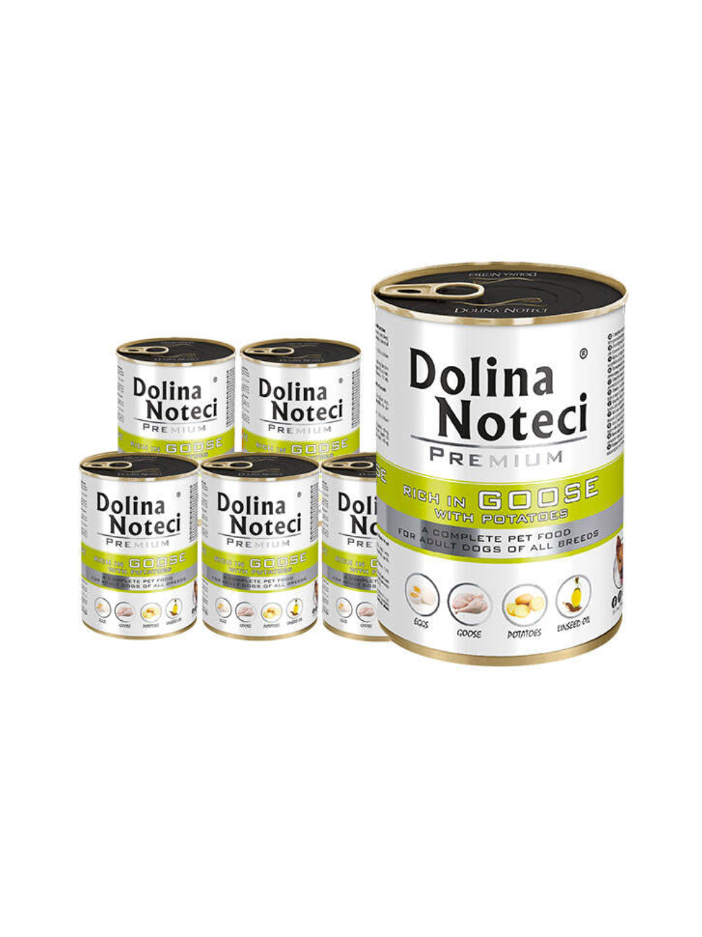 Dolina Noteci Premium Gęś z ziemniakami 12x400g