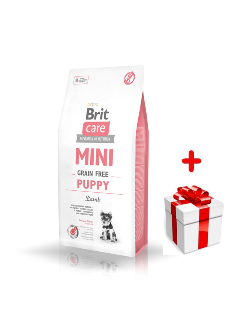 BRIT CARE Mini Grain-Free Puppy Lamb 2kg + niespodzianka dla psa GRATIS!