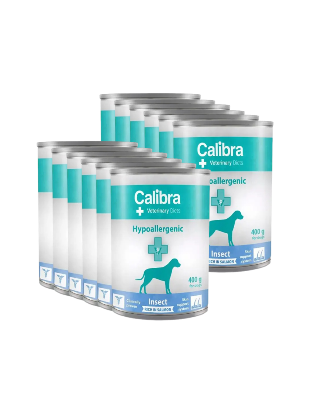 Calibra Veterinary Diets Dog Hypoallergenic Insect & Salmon 12x400g