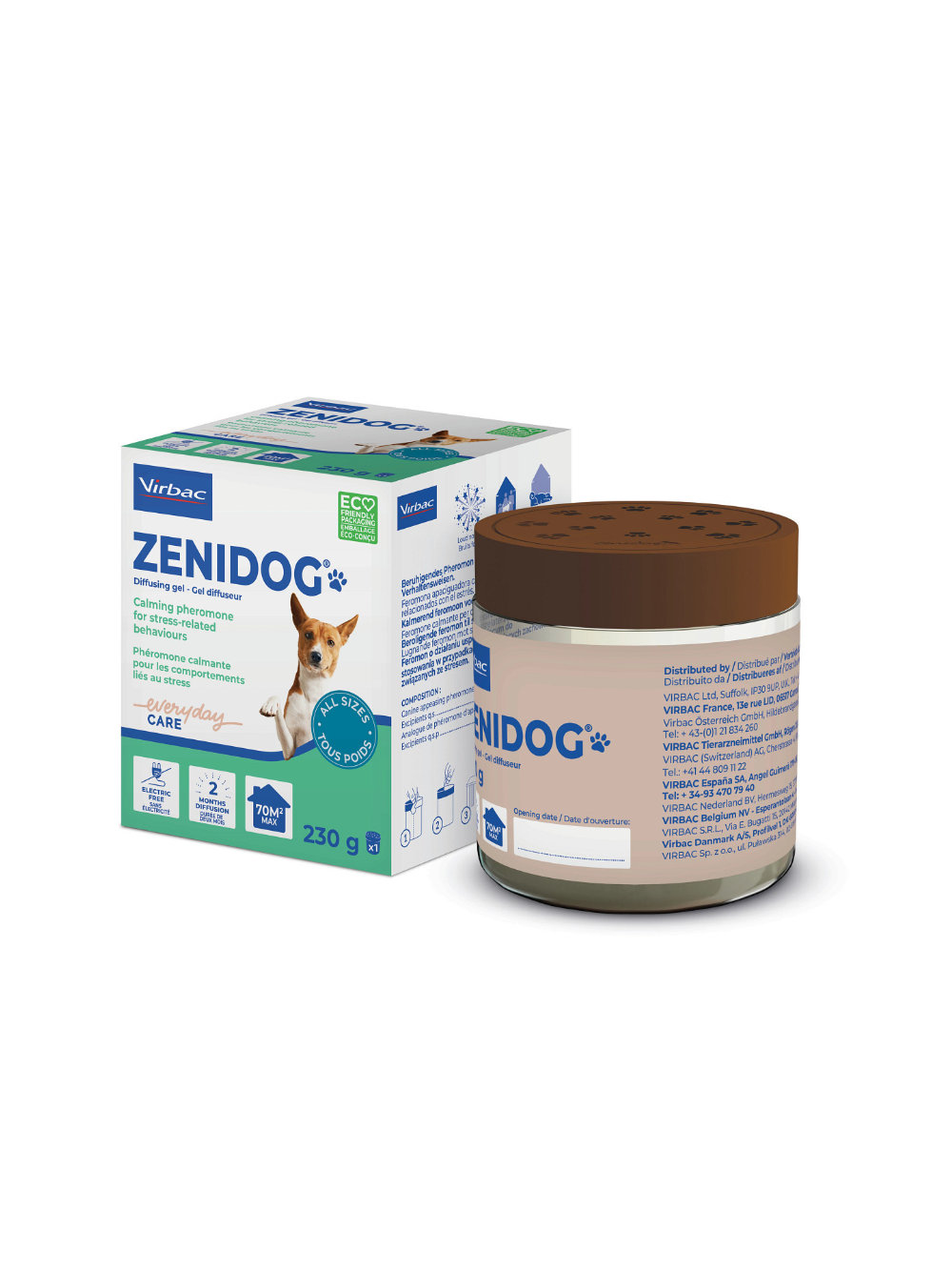 VIRBAC Zenidog Gel Dyfuzor żelowy z uspokajającymi feromonami dla psa 230g
