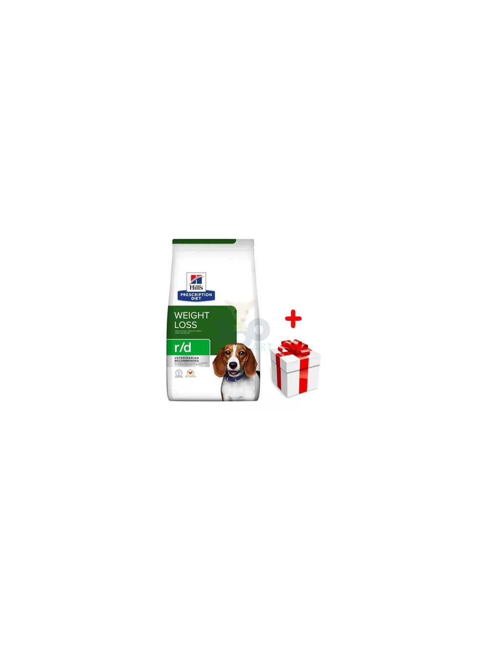 HILL'S PD Prescription Diet Canine r/d 10kg  + niespodzianka dla psa GRATIS!