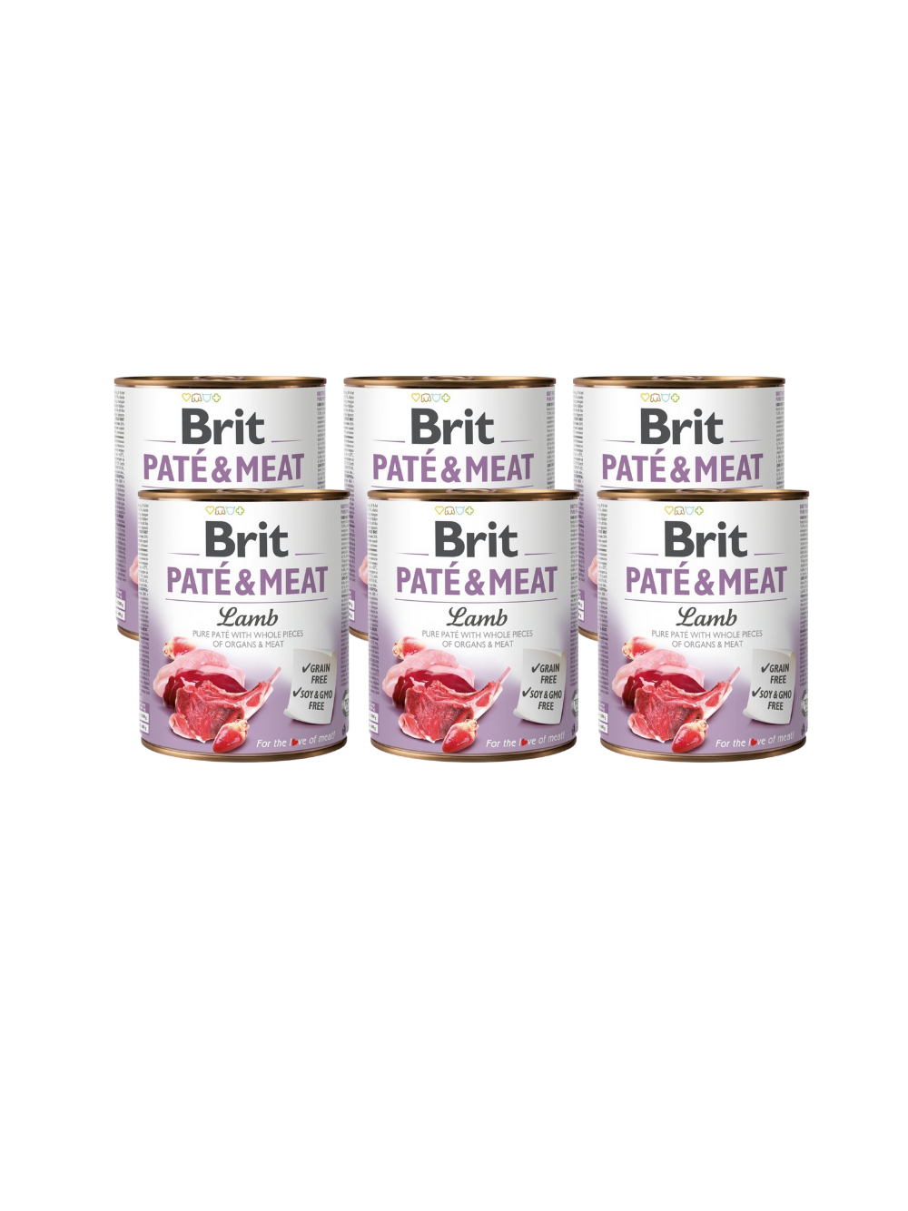 BRIT PATE & MEAT LAMB 6x800g