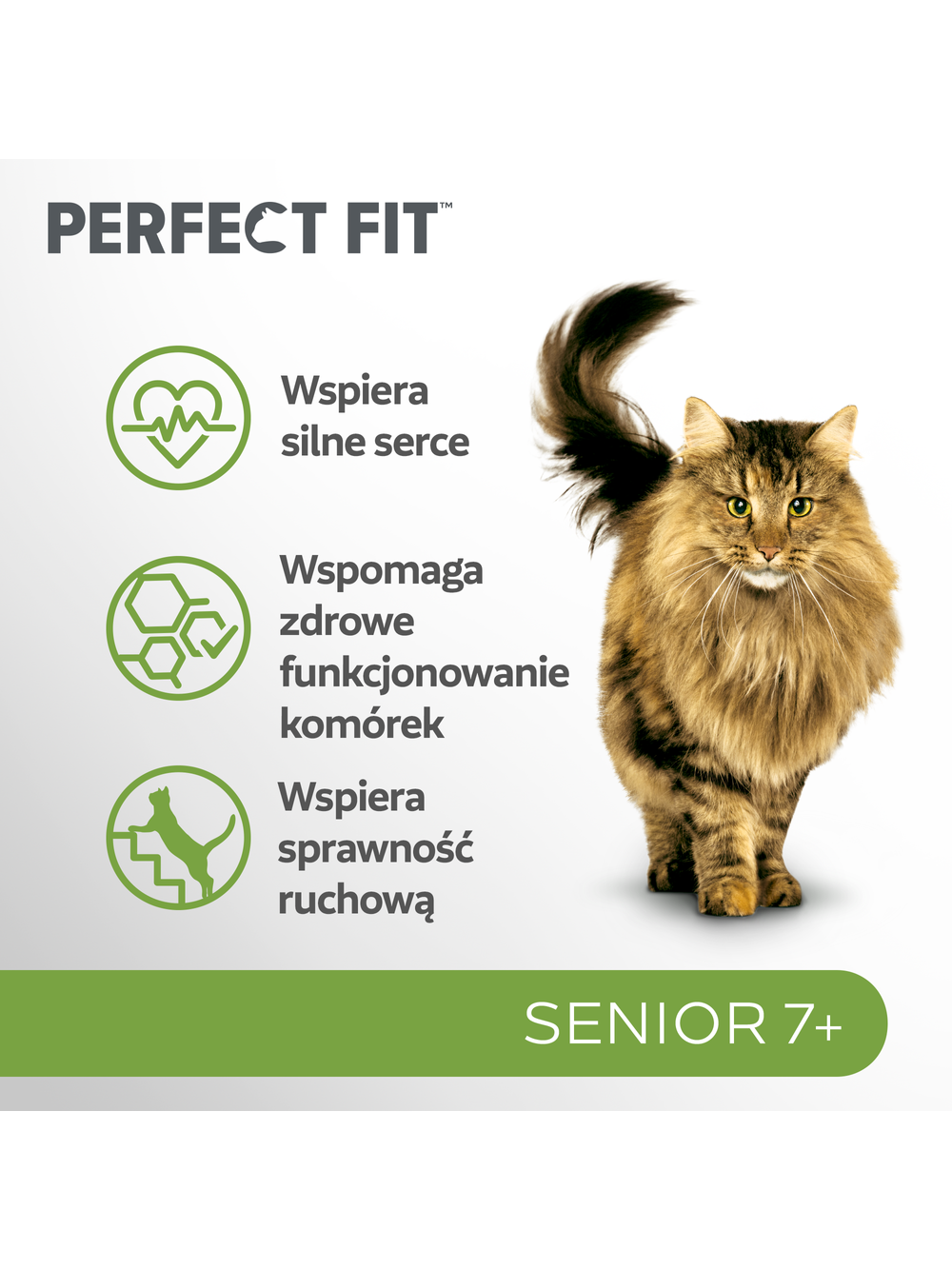 PERFECT FIT (Senior 7+) 6x750g Bogaty w kurczaka - sucha karma dla kota starszego
