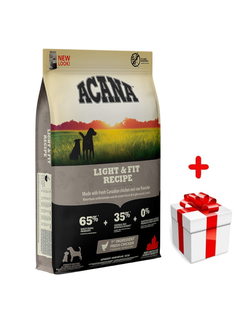 ACANA Light & Fit Dog 6kg + niespodzianka dla psa GRATIS!