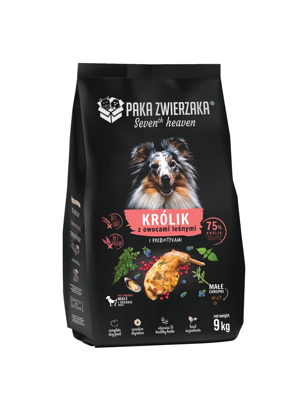 Paka Zwierzaka - Seven’th Heaven - Królik z owocami leśnymi  ( S ) 9kg