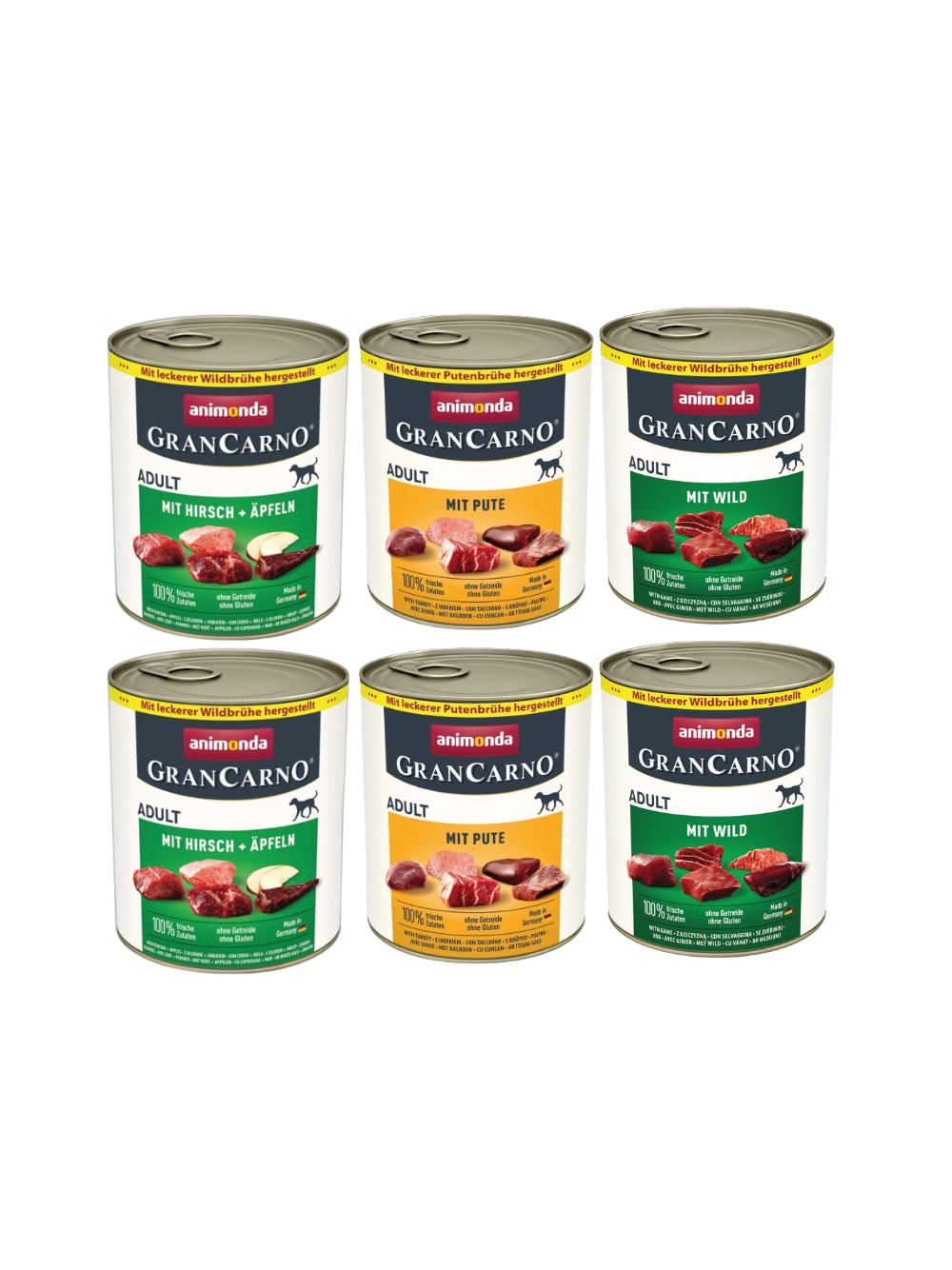 ANIMONDA GranCarno Adult Dog Mix Smaków 6x800g