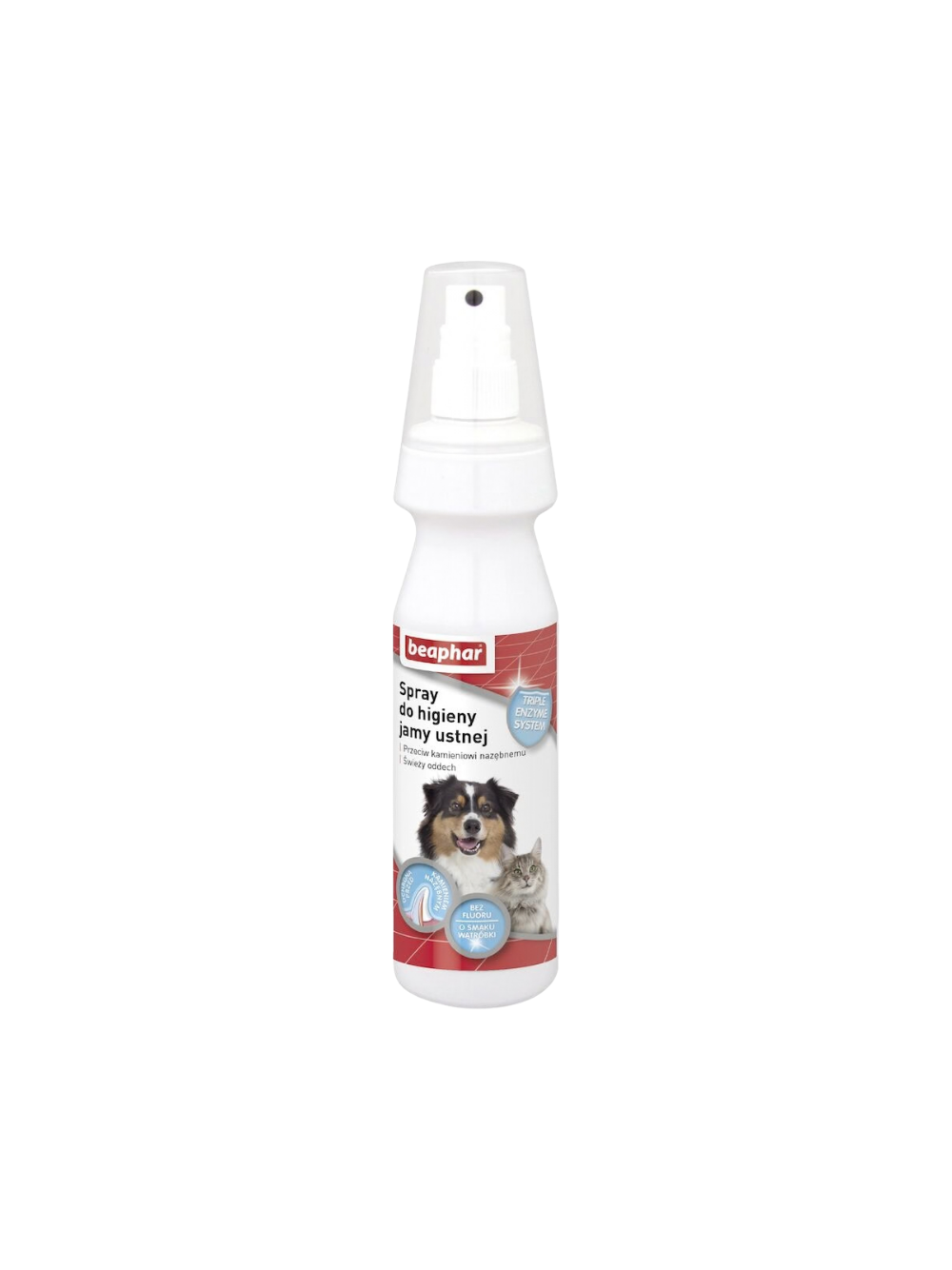 Beaphar SPRAY DO HIGIENY JAMY USTNEJ 150ML - odświeżacz oddechu w sprayu dla psów i kotów