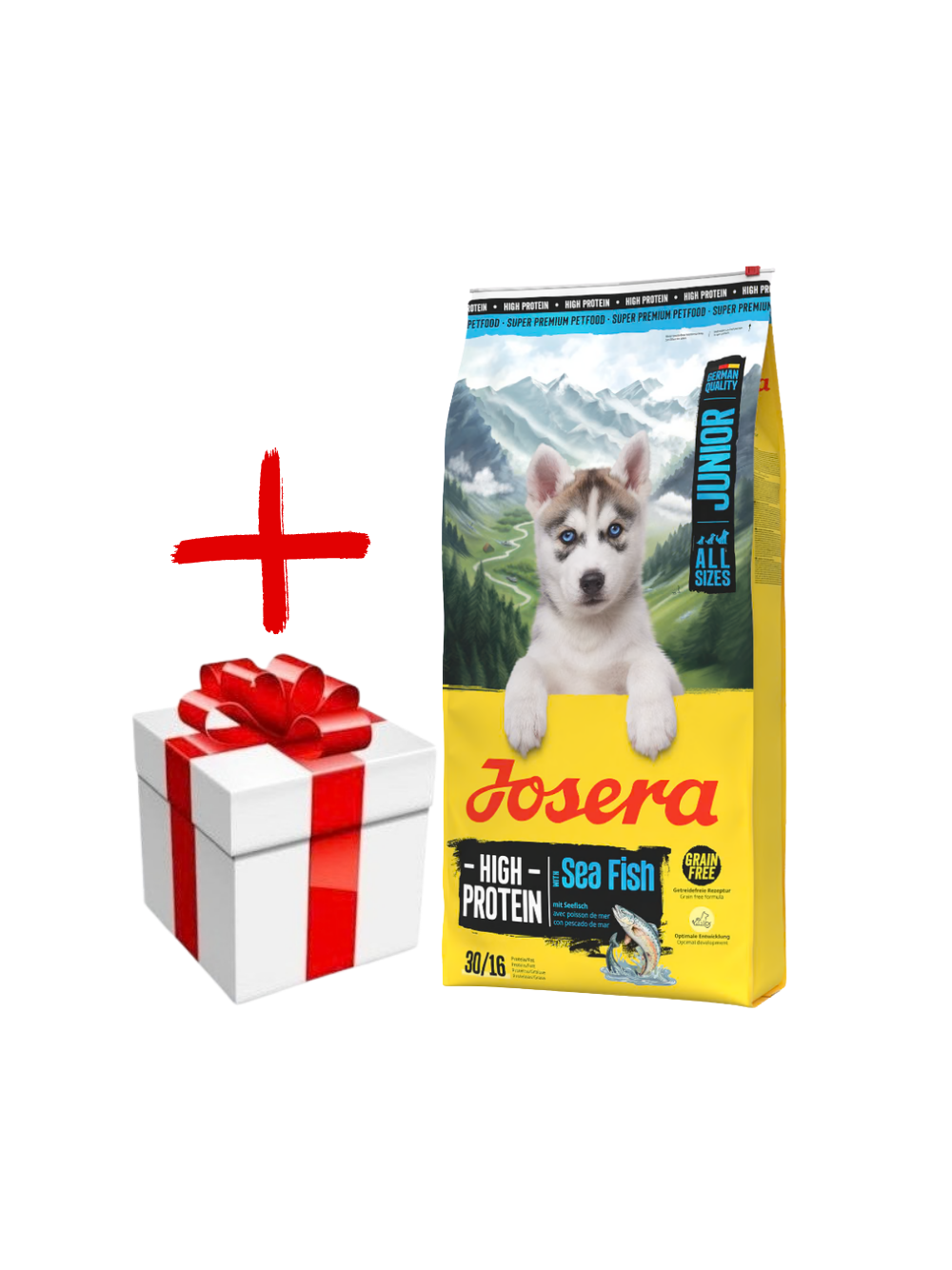 JOSERA High Protein Junior Sea Fish 12,5kg + NIESPODZIANKA DLA PSA GRATIS!