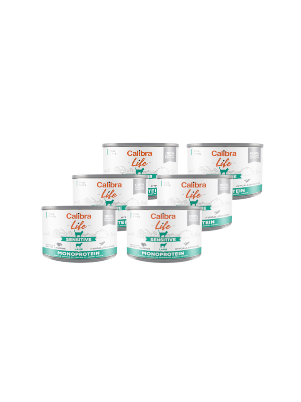 CALIBRA Cat Life Sensitive Lamb 6x200g