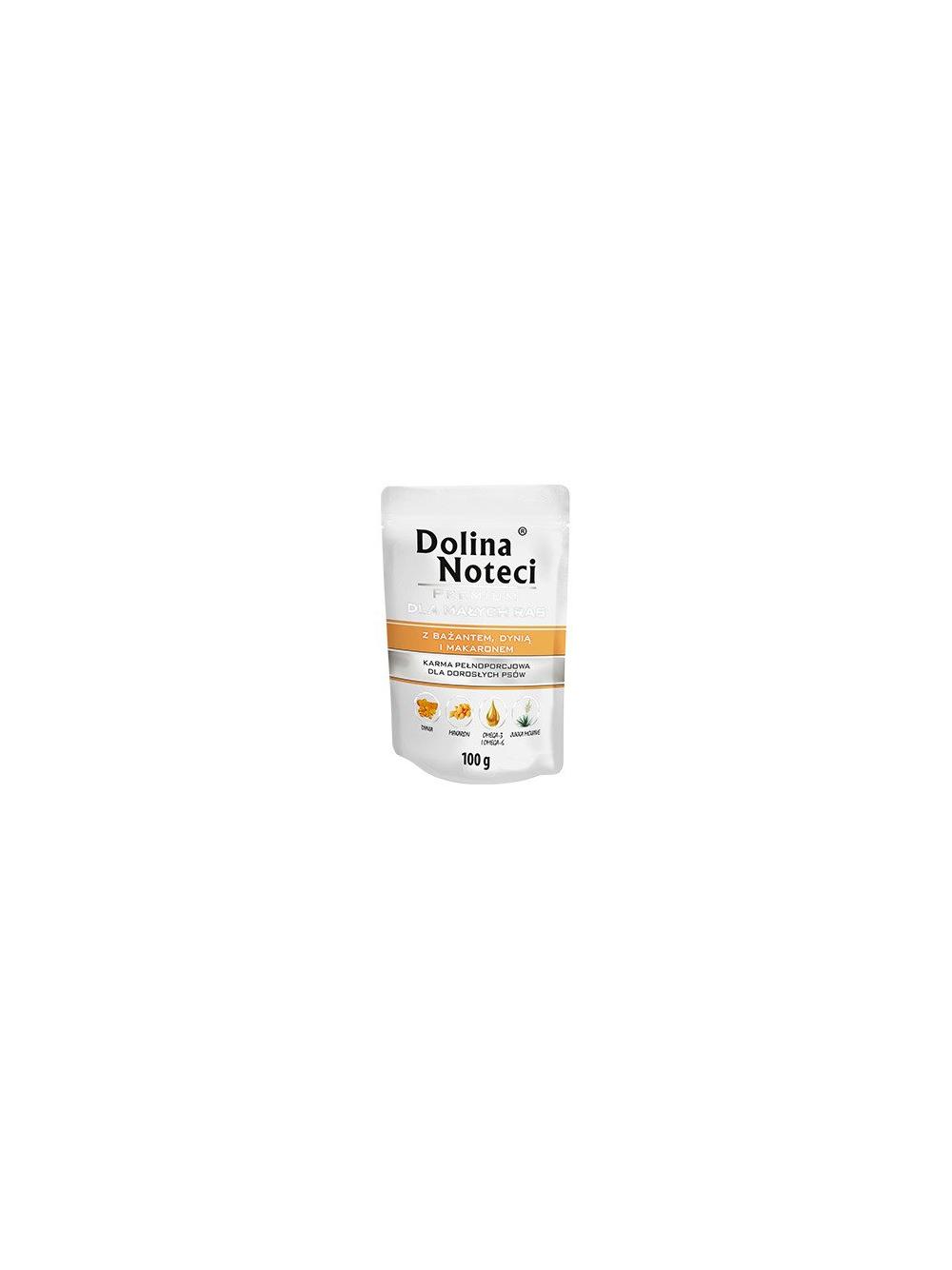 Dolina Noteci PREMIUM dla psów małych ras z bażantem dynią i makaronem 100g