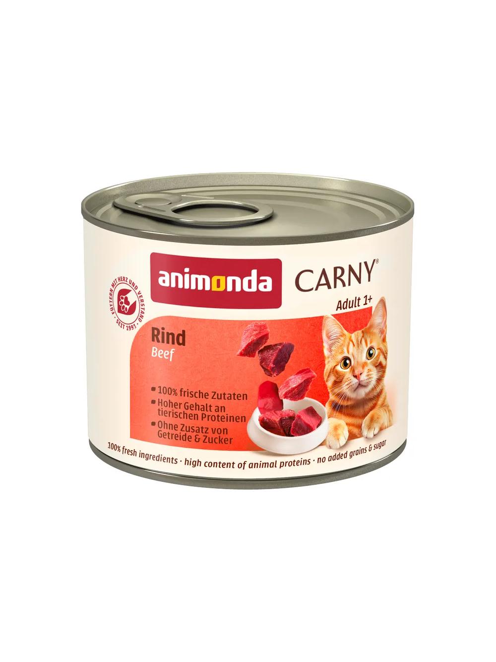 ANIMONDA Cat Carny Adult smak: wołowina 200g