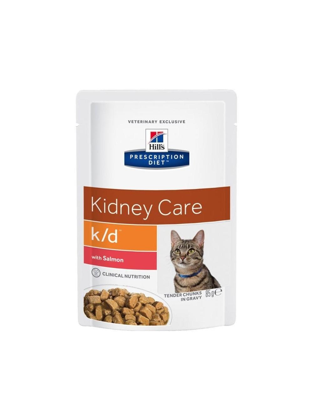 HILL'S PD Prescription Diet Feline k/d łosoś 6x85g - saszetka