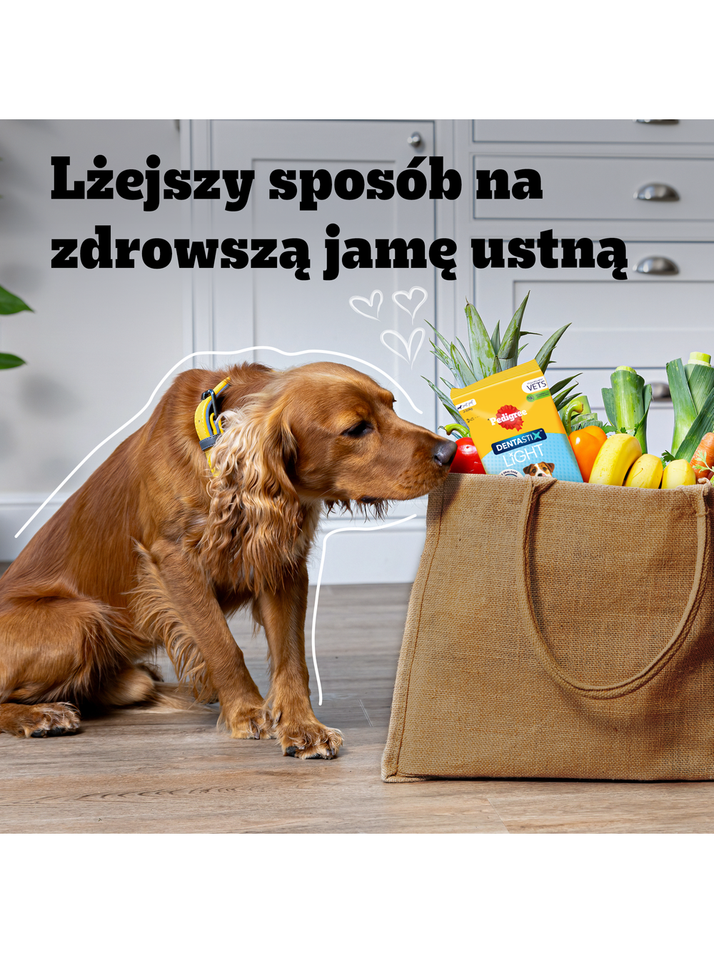 Pedigree Dentastix Light Dental Chews Małe rasy Przysmaki dla psów 7 szt - 58g