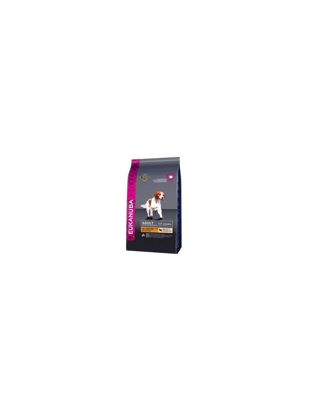 Eukanuba adult small&medium breed rich In lamb & rice 12kg + niespodzianka dla psa GRATIS!