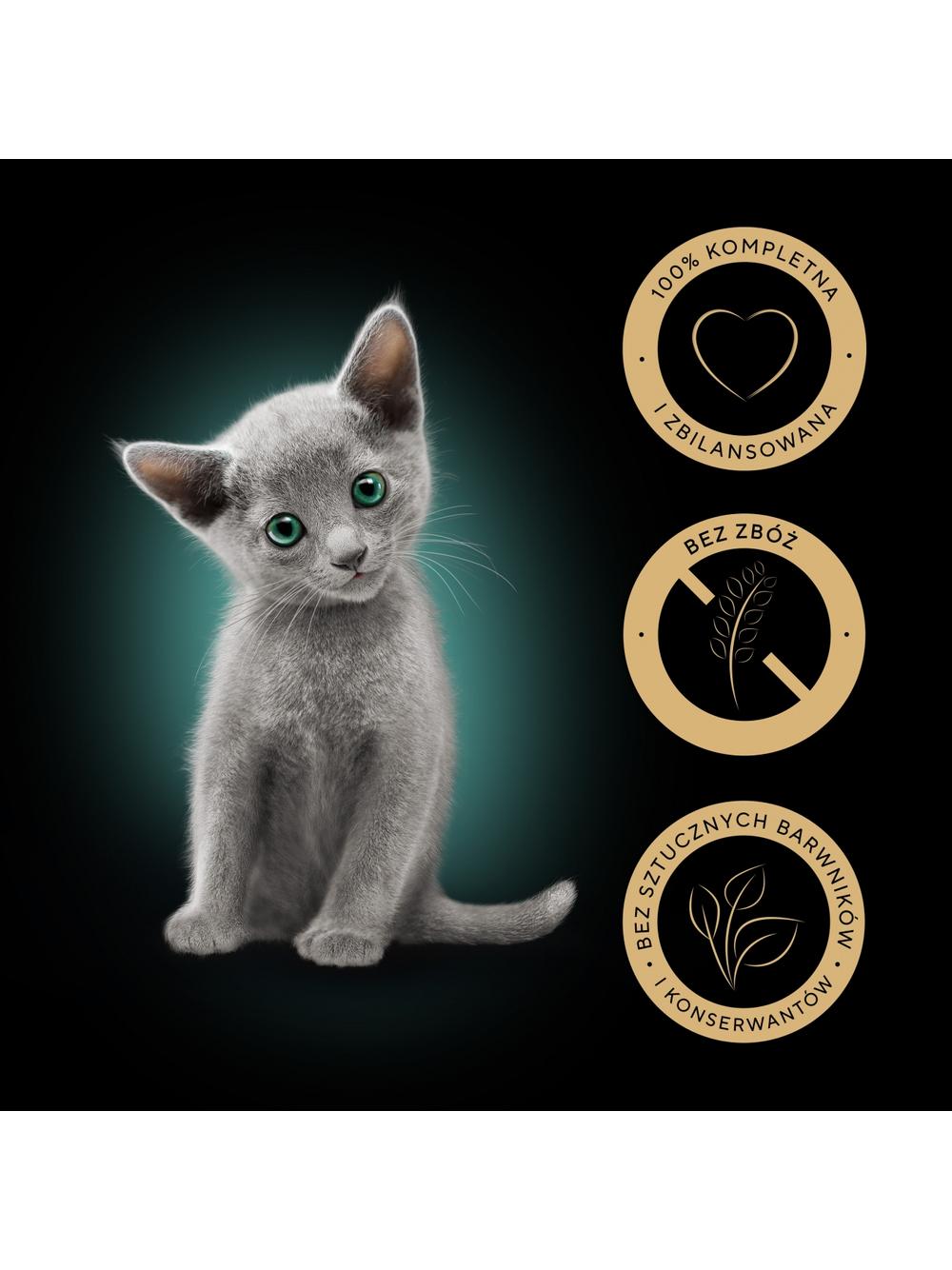 SHEBA Kitten Wybór Smaków saszetki mokra karma pełnoporcjowa dla kociąt, w sosie (kawałki z: łososiem, kurczakiem) 160x85g