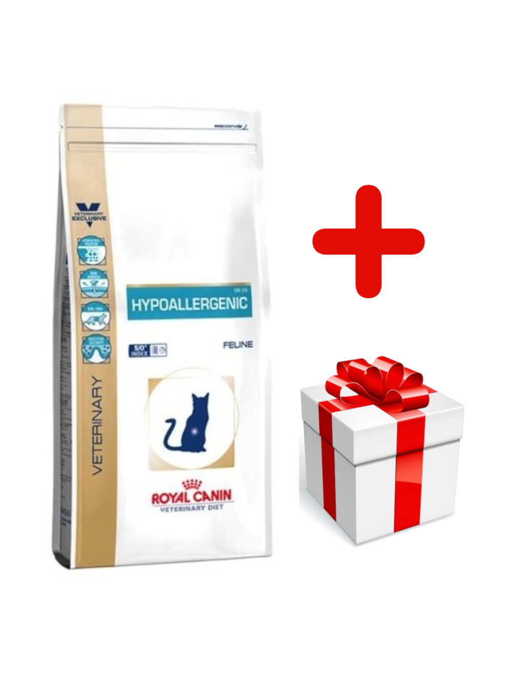 ROYAL CANIN Hypoallergenic DR 25 4,5kg + niespodzianka dla kota GRATIS!