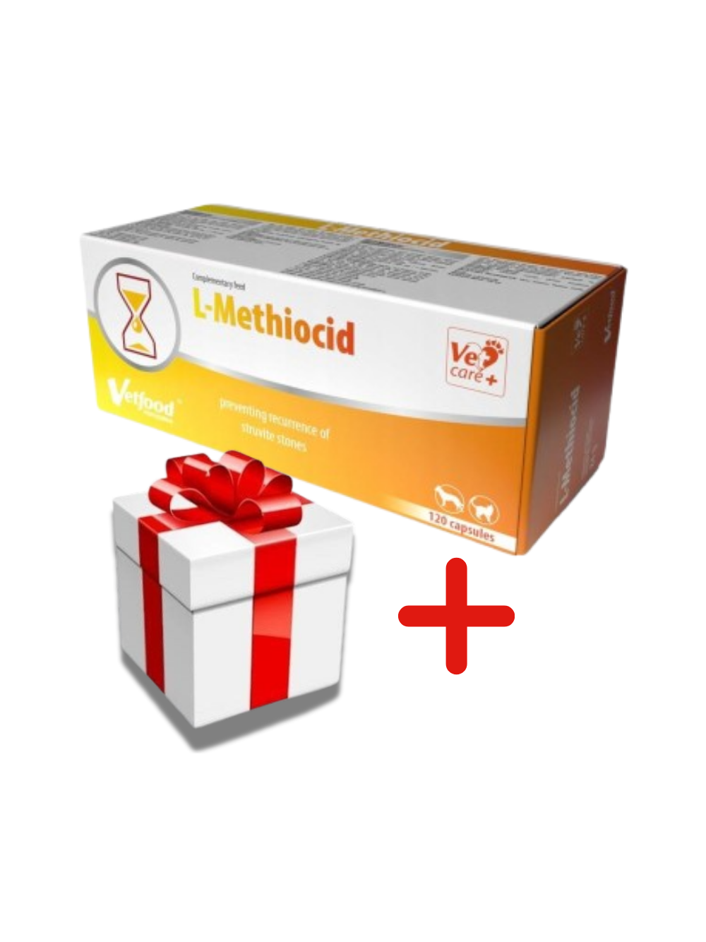 VETFOOD  L-Methiocid 120 kapsułek + NIESPODZIANKA DLA KOTA GRATIS!!