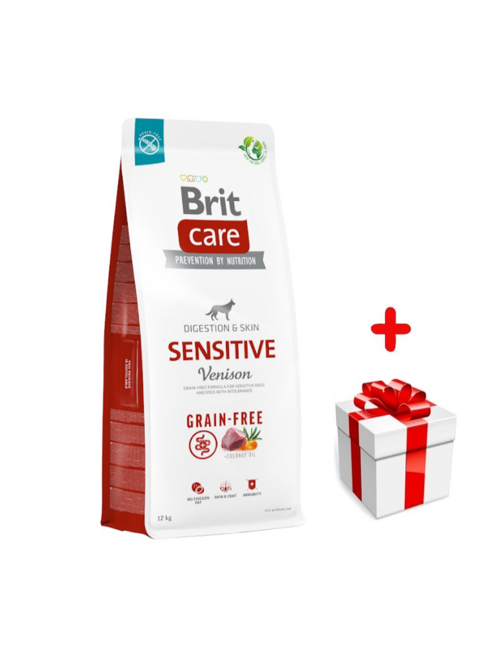 BRIT CARE Grain-free Sensitive Venison 12kg + niespodzianka dla psa GRATIS!