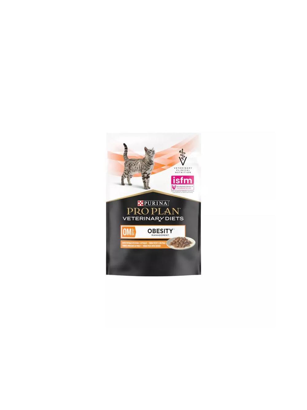 PRO PLAN Veterinary Diets OM St/Ox Obesity Management Karma dla kotów z kurczakiem 85g