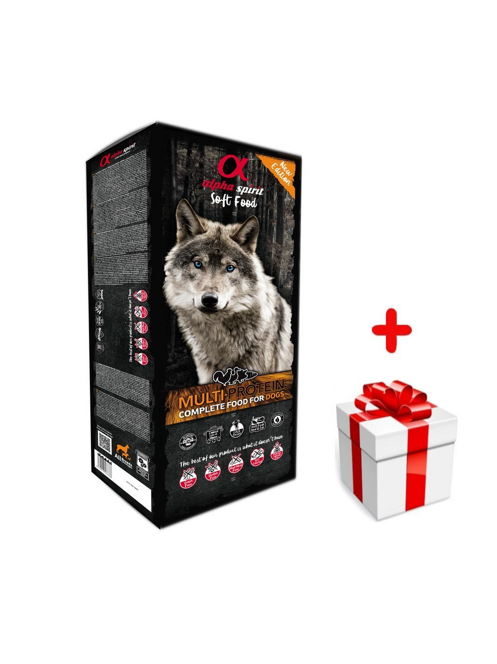 ALPHA SPIRIT MULTIPROTEIN Dog Food 9kg + niespodzianka dla psa GRATIS!
