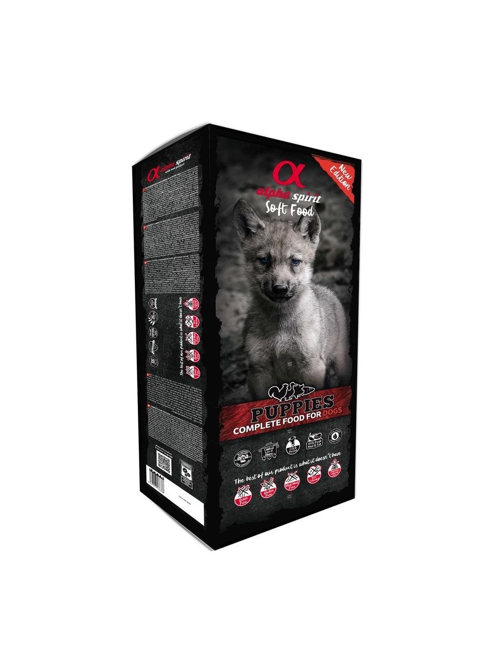 ALPHA SPIRIT Pełnoporcjowa karma miękka PUPPIES 9kg