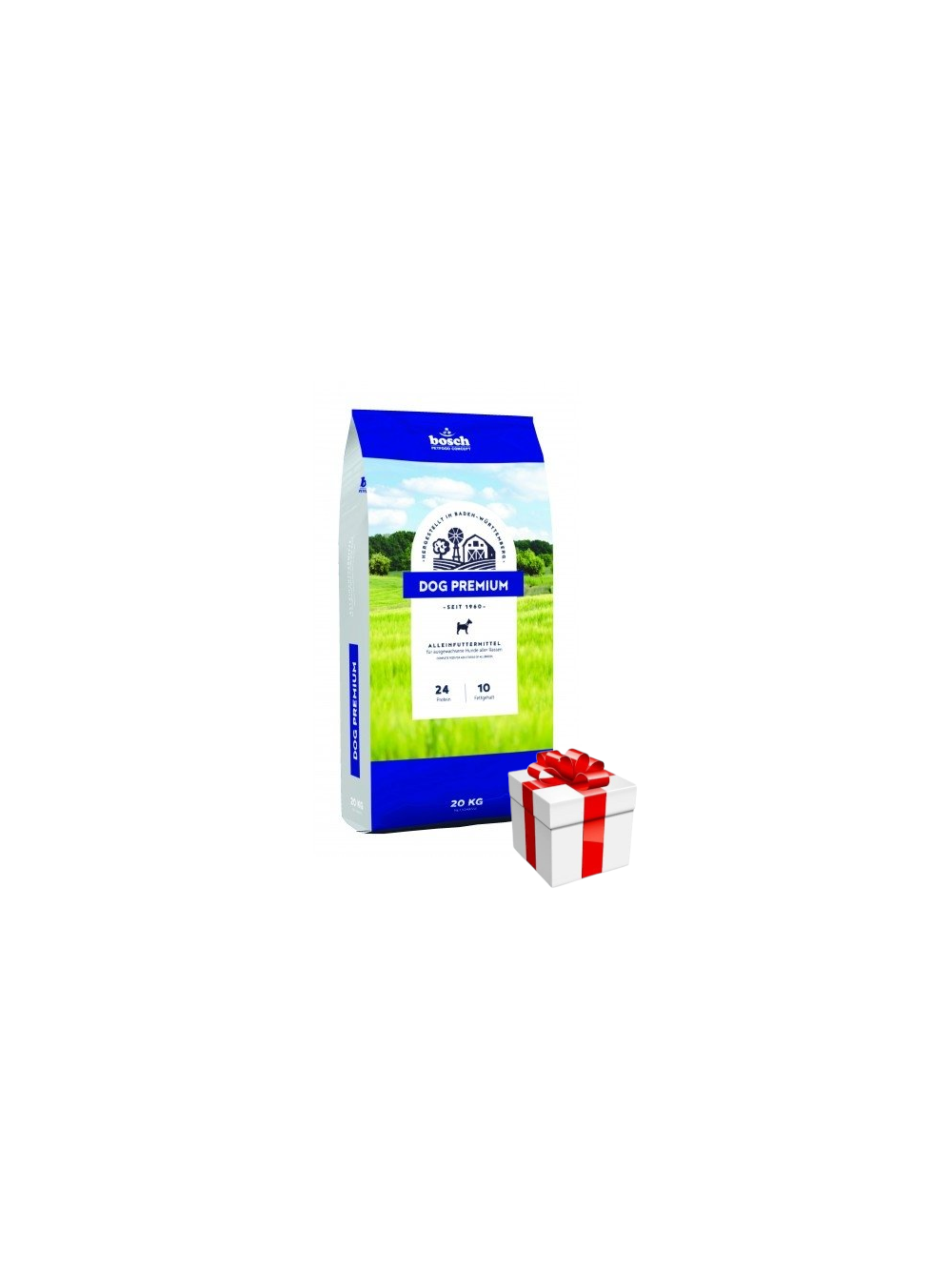 BOSCH Dog Premium 20kg + Niespodzianka dla psa GRATIS